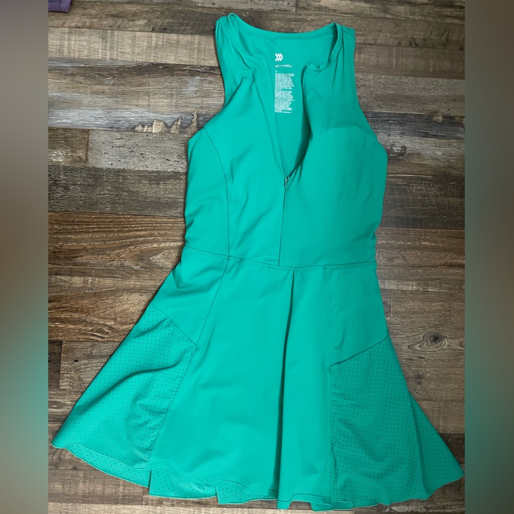 All in Motion Green Sleeveless Romper/Dress